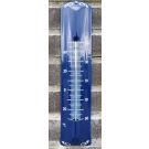 Thermometer deco blauw