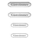 Emaille Tuerschild Gästezimmer klassische Form