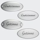 Emaille Tuerschild Gastzimmer 10x5cm