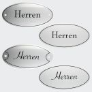 Emaille Tuerschild Herren 10x5cm