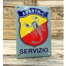 Abarth Servizio automobilschilder klein