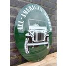 All American Wonder emailleschild