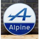 Alpine emailleschild