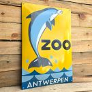 Zoo Antwerpen Delphin emailleschild