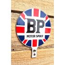 BP motor spirit emailleschild