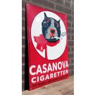 Casanova Cigaretten rot emailleschild