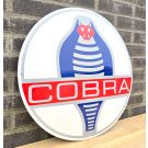 Cobra Rund emailleschild