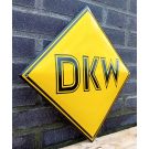DKW Gelb emailleschild