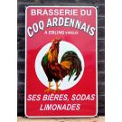 Emailleschild Brasserie Du Coq Ardennais 