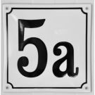 Emaille Hausnummer 20 x 20 cm