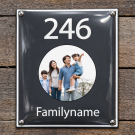 Namensschild mit Foto 16 x 22 cm