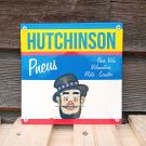 Nostalgisches Emailleschild Hutchinson pneus