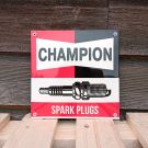 Emaille Werbeschild Champion spark plugs