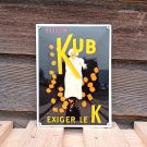 Emailleschild Kub Bouillon