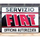 Fiat Servizio emailleschild