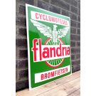Flandria Cyclomoteurs Bromfietsen emailleschild