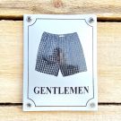 Gentleman Boxershort Toilettenschild