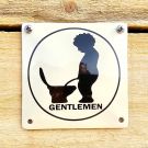 WC Schild Stehpinkler