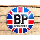 BP Motor spirit emailleschild