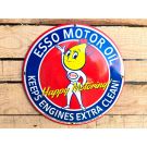 Esso Keeps engines extra clean emailleschild