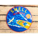 Shell marine emailleschild