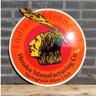 Indian motocycle orange emailleschild