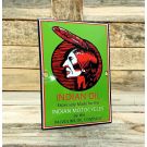 Indian Oil Indian Motorcycles automobilschilder klein