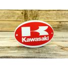 Kawasaki oval Automobilschilder klein