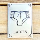 Damen Slip-Toilettenschild