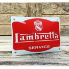 Lambretta Service automobilschilder klein