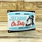 Mechanic On Duty automobilschilder klein