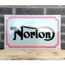 Norton emailleschild