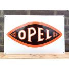 Opel orange emailleschild