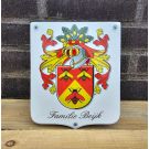 Familienwappen in Form eines Wappenschildes