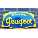 Peugeot automobiles emailleschild