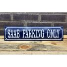 Saab parking only