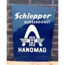 Schlepper kundendienst hanomag emailleschild flach