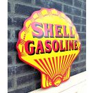 Shell gasoline emailleschild