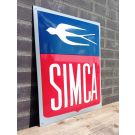 Simca emailleschild