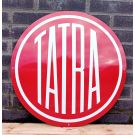 Tatra emailleschild rund