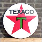 Texaco rund emailleschild