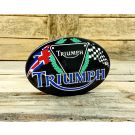Triumph oval automobilschilder klein