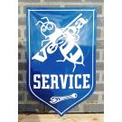 Vespa service emailleschild