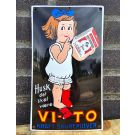 VI-TO Kraft skurepulver limited edition emailleschild