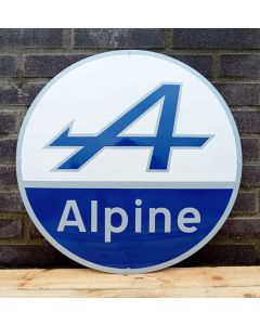 Alpine emailleschild