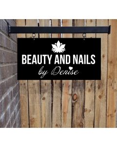 Doppelseitiges Auslegerschild Modern