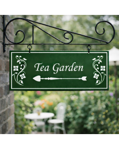 Doppelseitiger Auslegerschild klassischer Rahmen