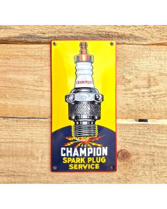 Champion spark plug service Automobilschilder Klein