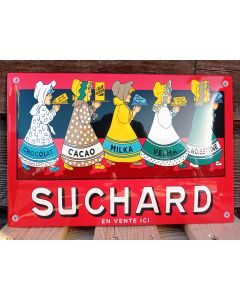 Emaille Reklameschild Chocolat Suchard