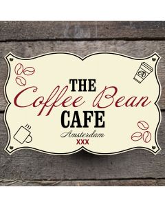 Betriebsschild mit nostalgischer Form